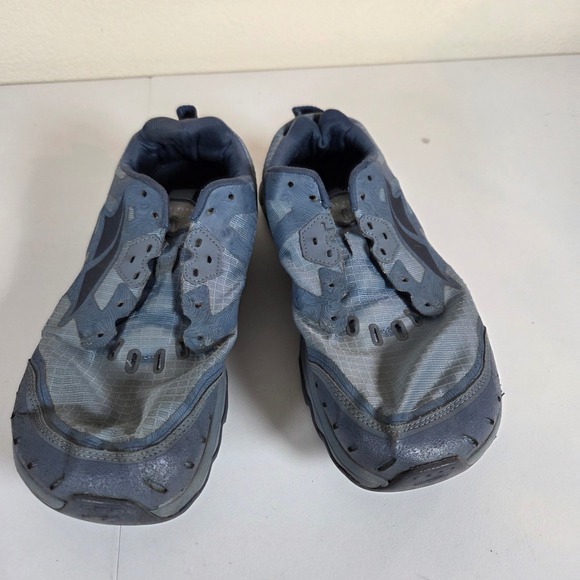 Altra Lone Peak 5 Womens Size 9 Trail Running Shoes Blue Camo MaxTrac - Picture 2 of 7